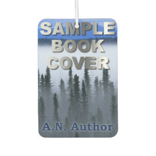 Writer / Author Promotion: Book Cover Advertising Air Freshener