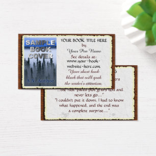 Writer / Author Promotion Book Cover: Aged Paper