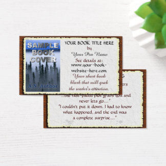 Writer / Author Promotion Book Cover: Aged Paper