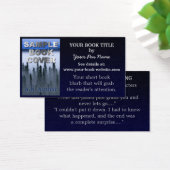 Writer Author Promotion Book Cover Blue Ombre Card (Desk)