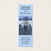 Writer Author Promotion Book Cover Small Bookmark (Front)