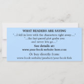 Writer Author Promotion Marketing Book Cover (Back)