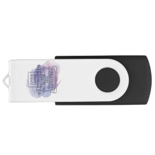 Writer Author Vintage Typewriter Personalized Name Flash Drive
