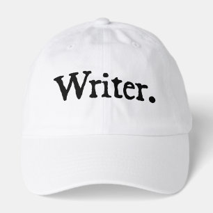 Writer (black lettering) hat