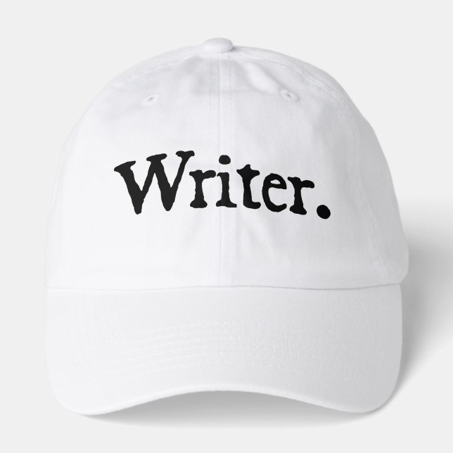 Writer (black lettering) hat (Front)