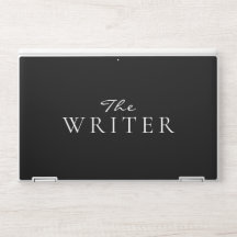 Writer Black White