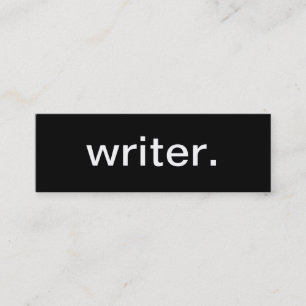 Writer Business Card