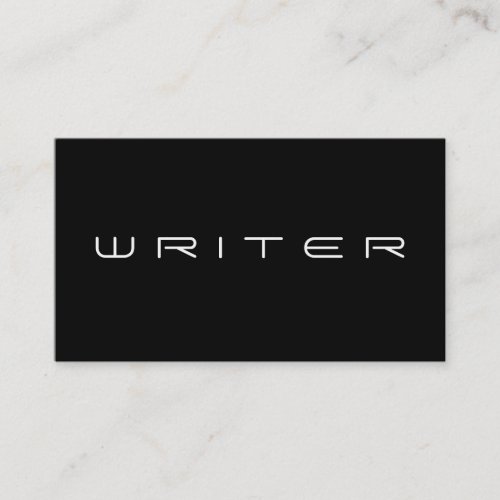 Writer Business Card Templates
