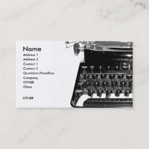WRITER BUSINESS CARD