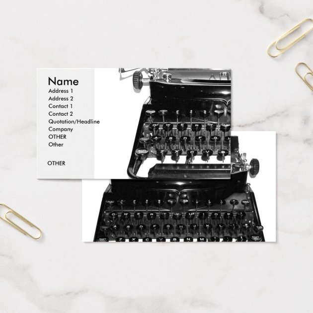 best business cards for writers