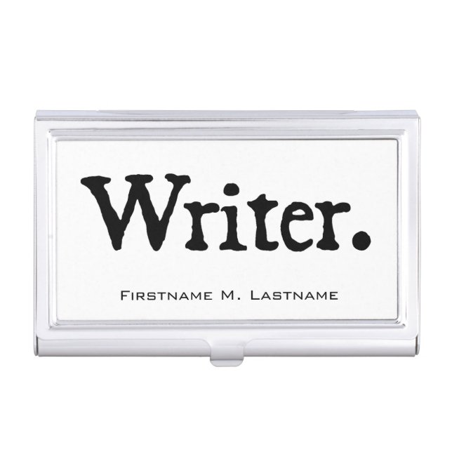 Writer Business Card Holder (Front)