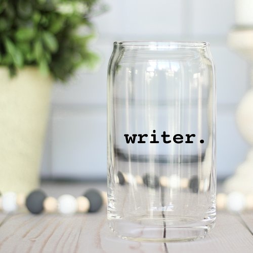 Writer Can Glass