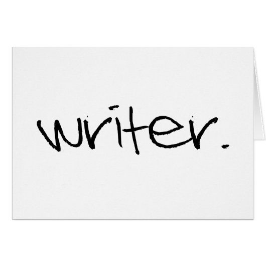 Writer Cards (Front Horizontal)