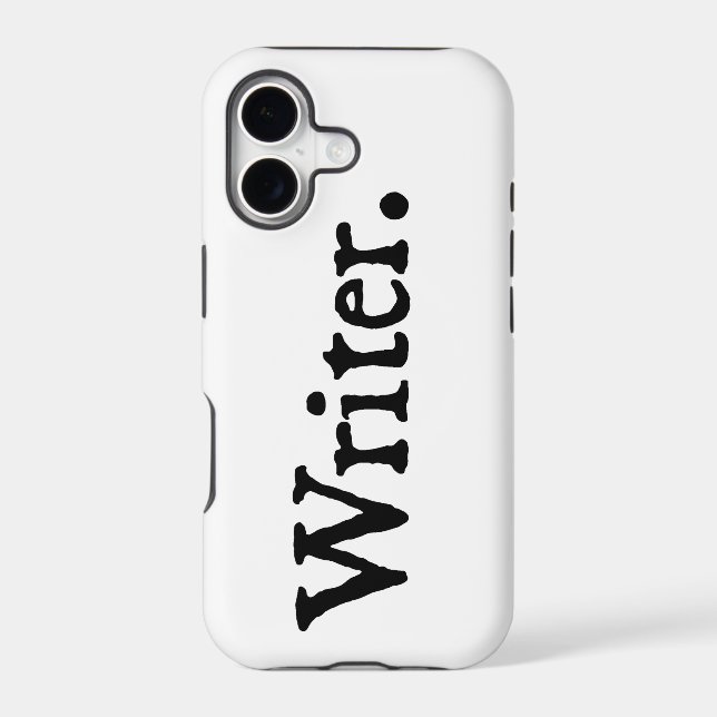 Writer. Case-Mate iPhone Case (Back)
