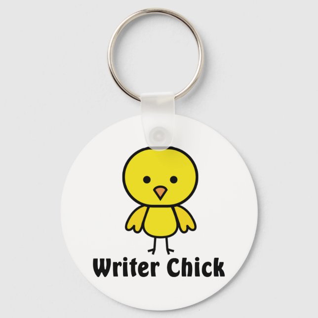 Writer Chick Keychain (Front)