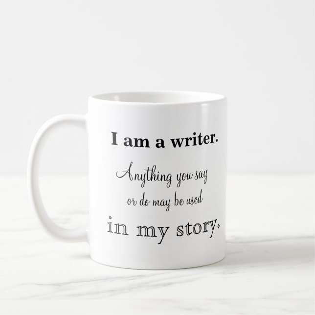 Writer Coffee Mug (Left)