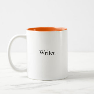 writer, creative, storyteller, novelist, literary Two-Tone coffee mug