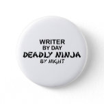 Writer Deadly Ninja by Night Button