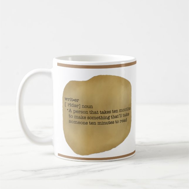 Writer Definition Coffee Mug (Left)