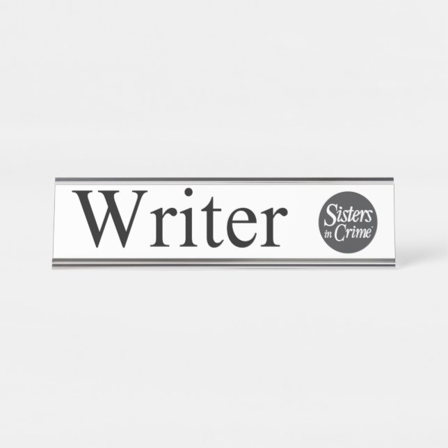 Writer Desk Plate Desk Name Plate (Front)