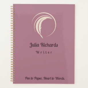 Writer Dusky Color Planner