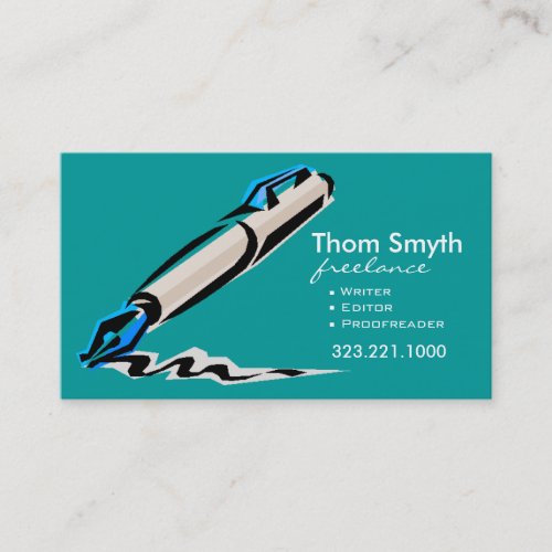 Writer Editor 4 Stylish Creative Business Cards