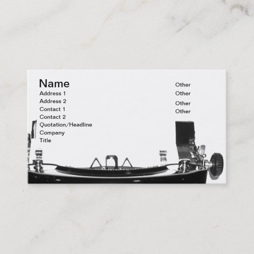 Writer Editor Author Novelist Book Business Card