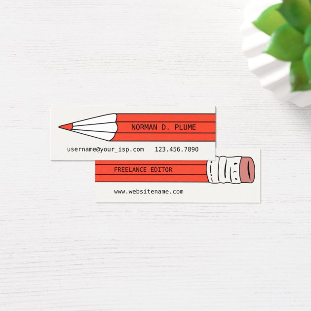free printable pen business card templates