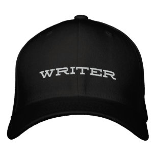 WRITER EMBROIDERED BASEBALL HAT