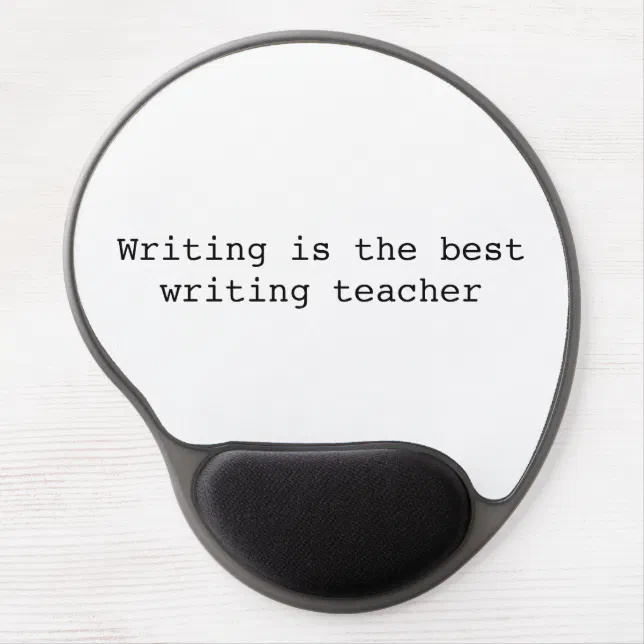 Writer Mouse Writer ergonomic mouse pad, looks like typewriting gel mouse pad | Zazzle