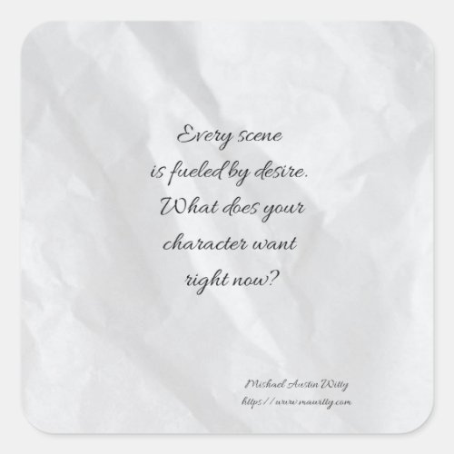 Writer Fortune Sticker – Encouragement for Writers