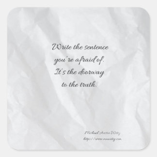 Writer Fortune Sticker – Encouragement for Writers