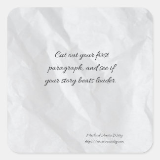 Writer Fortune Sticker – Encouragement for Writers