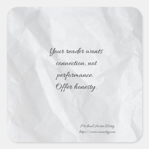 Writer Fortune Sticker – Encouragement for Writers