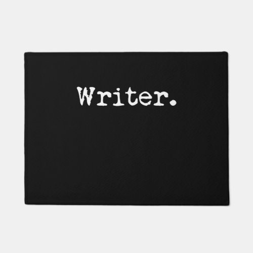 Writer Funny Writing Book Author Funny Doormat