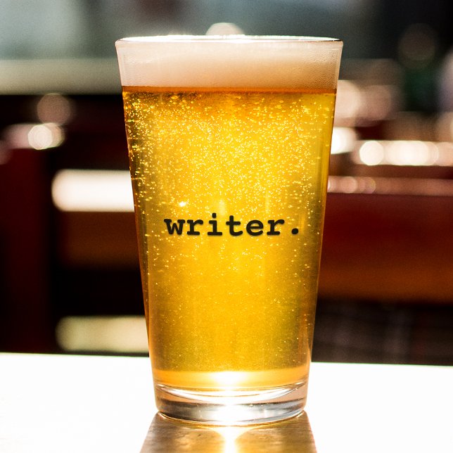 Writer  glass (Customize to change text size, color or text style.)