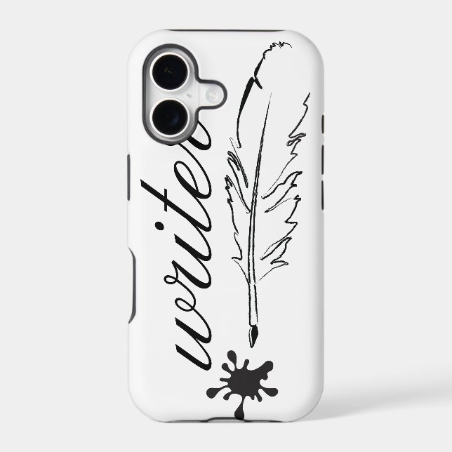 Writer iPhone  Case (Back)