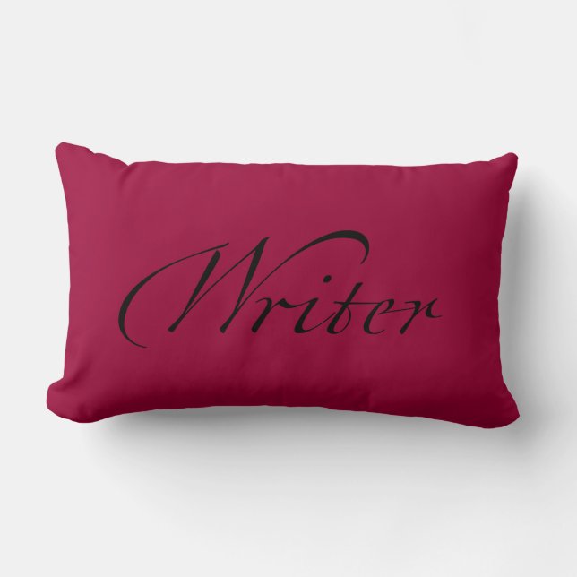 Writer Lumbar Pillow (Front)
