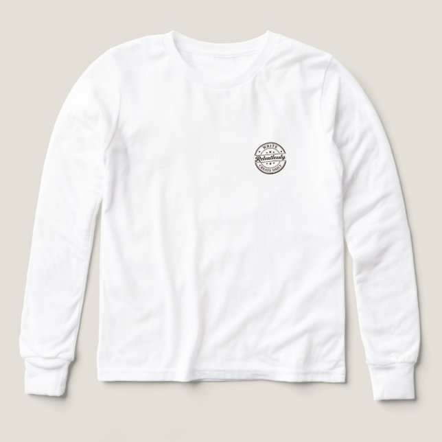 Writer Motivation Quote Write Relentlessly Create  Tri-Blend Shirts (Design Front)