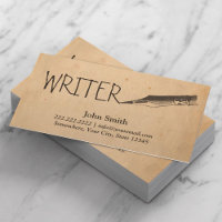 Writer Notary Public Vintage Rustic Kraft