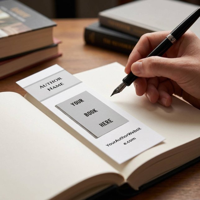 Writer or Author Signed  Bookmarks (Creator Uploaded)