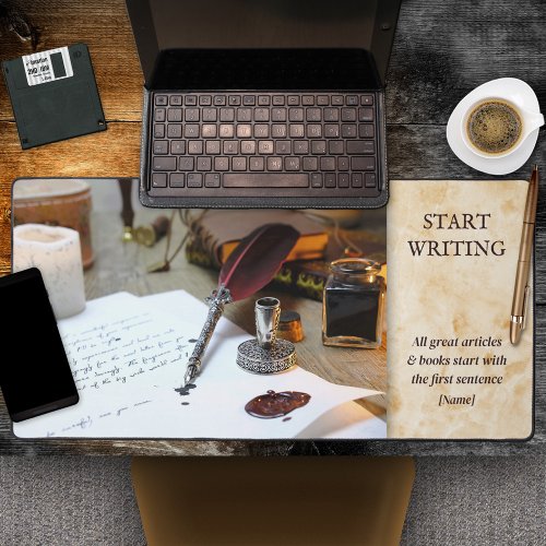 Writer or Blogger Inspirational Quote  Desk Mat