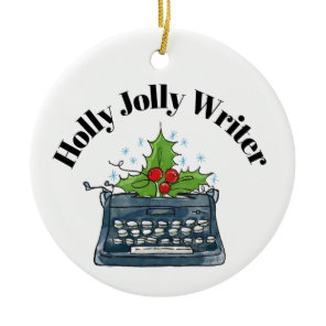 Writer Ornament Christmas Typewriter #1