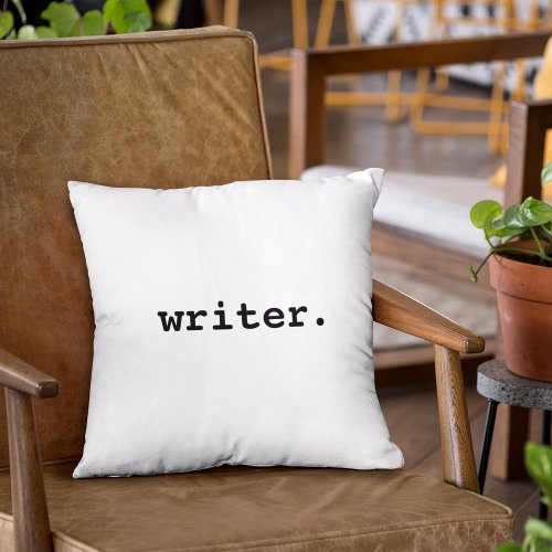 Writer  outdoor pillow