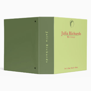 Writer Peach Sangria 3 Ring Binder