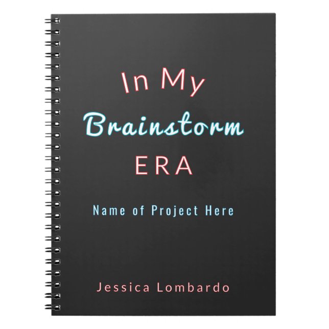 Writer Personalized Notebook (Front)
