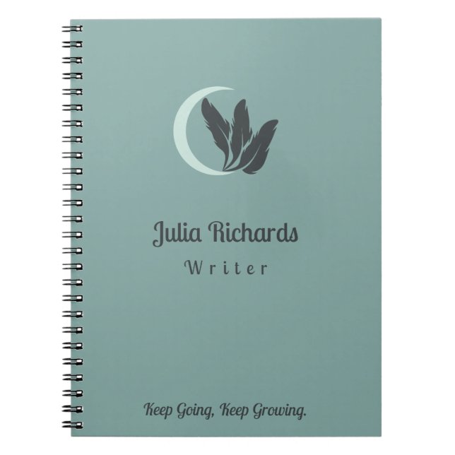 Writer personalized  notebook (Front)