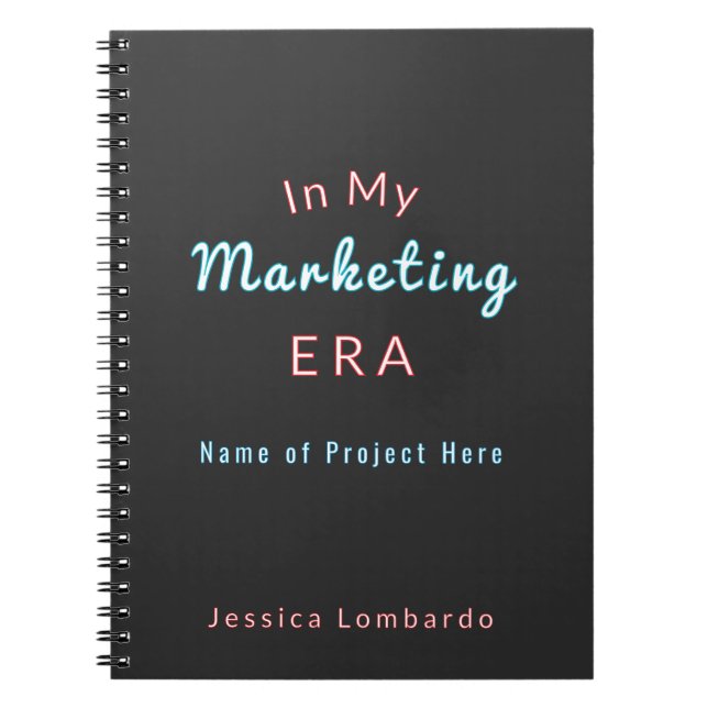 Writer Personalized Notebook (Front)