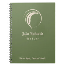 Writer personalized notebook