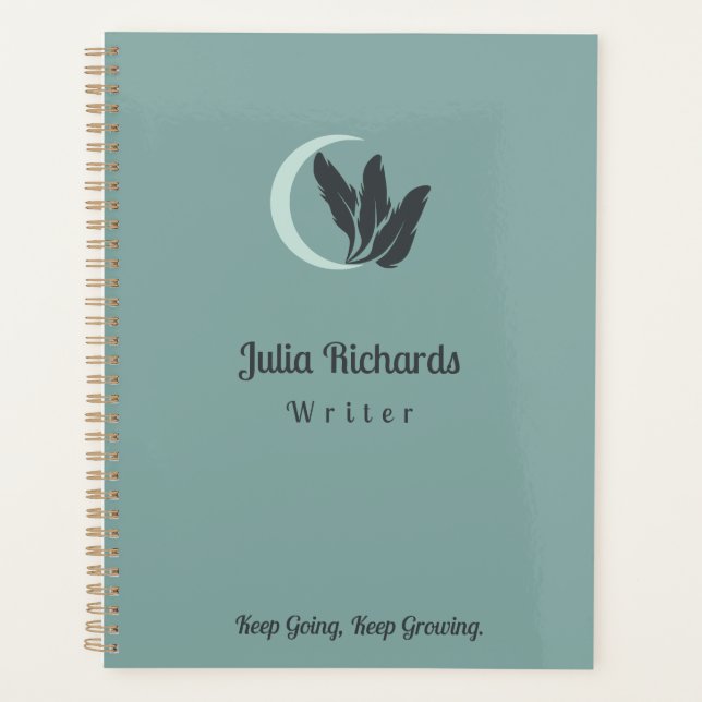 Writer personalized  planner (Front)